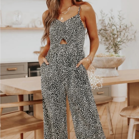 Dotted Jumpsuit - Picture 1 of 2